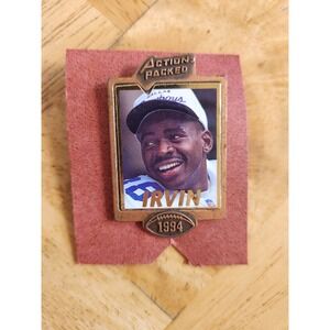 Mike‎ Irvin  NFL 1994 Action Packed Pin ~Dallas Cowboys
